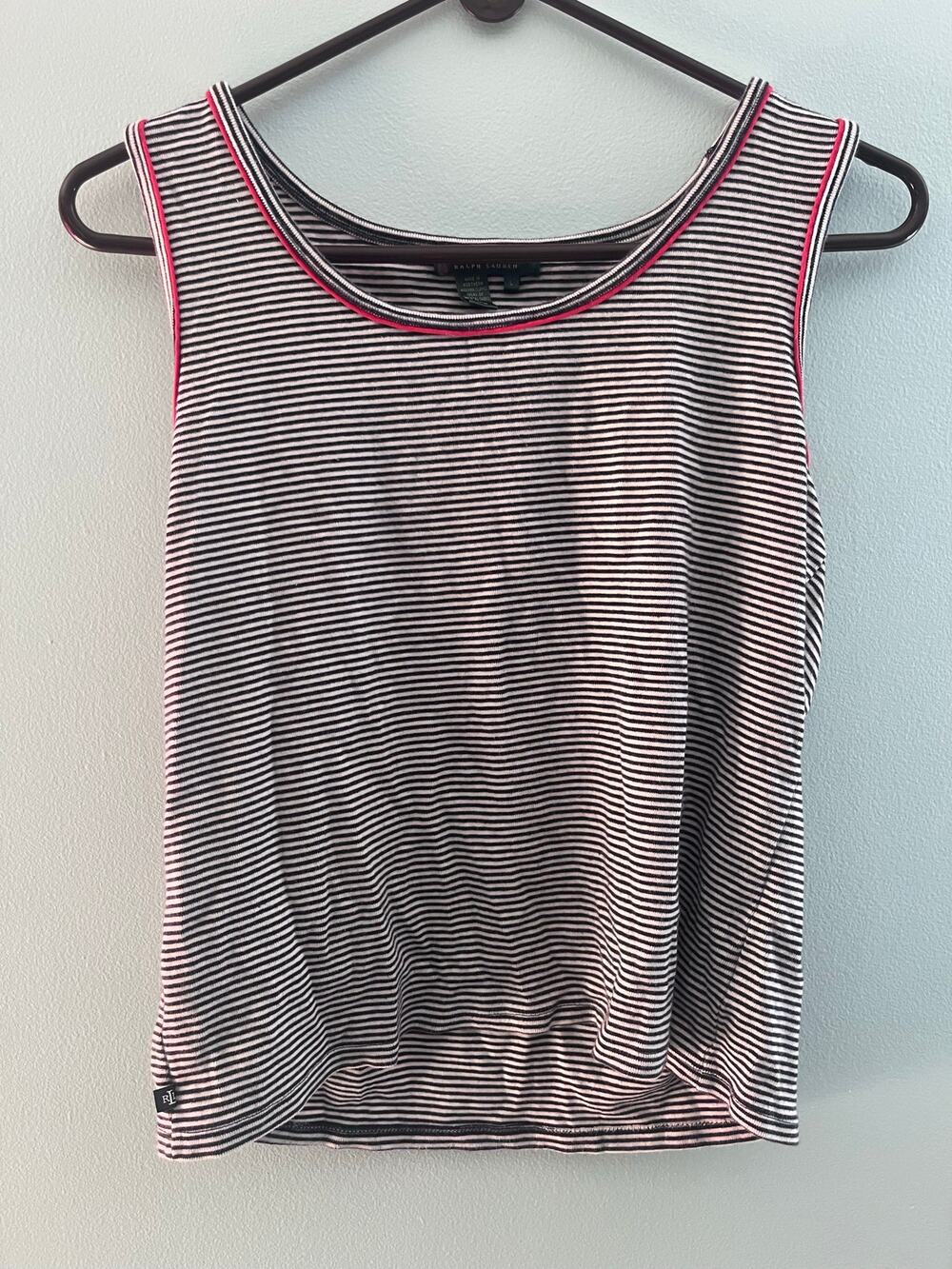 Ralph Lauren Women’s Large Striped Tank Top